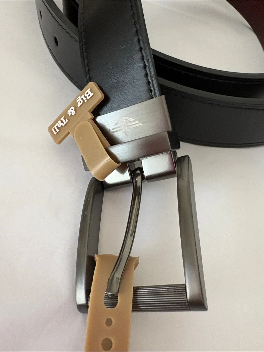 Dockers Black Reversible Leather Belt with Brown Reverse NEW